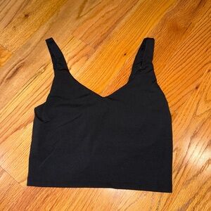 Black Aerie Real Me Tank Top -S